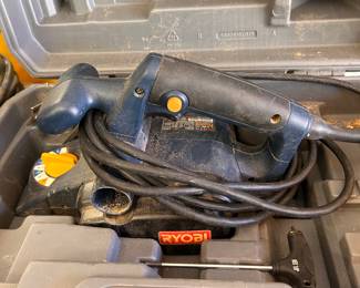 Ryobi belt sander with case