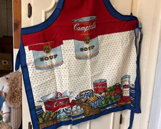 Campbell's soup apron