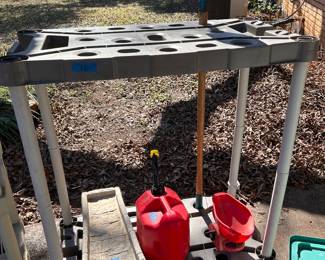 yard tool rack