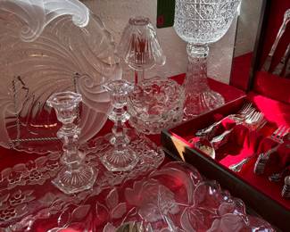 Towle pedestal bowl, Mikasa, more 