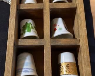 set of German thimbles