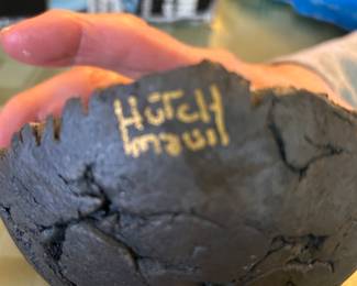 SO COOL... Hutch Mauii volcanic rock bowl,,,,,