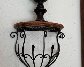 (one of two) matching wall sconces