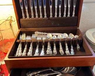 Community silver plate flatware set