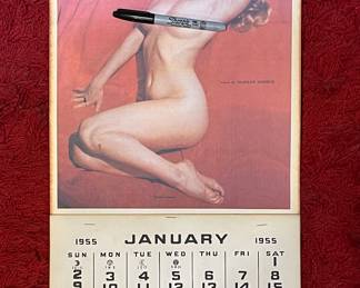 1955 Marilyn Monroe calendar
