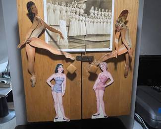 Collection of pin up girl memorabilia 