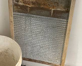 Antique washboard 