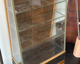 Slanted display case by Waddell 