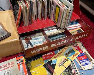 Tons of vintage travel ephemera! 