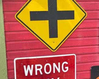 Various street signs 