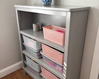 GRAY BOOKSHELF