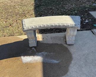 CEMENT BENCH