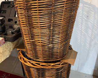 PAIR OF BASKETS
