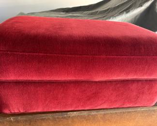 OTTOMAN FOR RED CHAIR