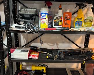 CAR CHEMICALS, LIGHTS, CORDS