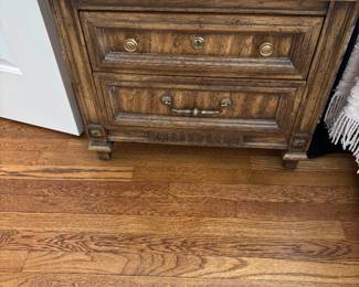 NIGHTSTAND WITH MATCHING ARMOIRE