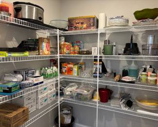PANTRY ITEMS/APPLIANCES