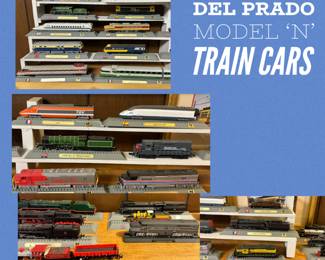 Del Prado model ‘N’ train cars