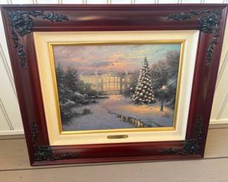 Signed Thomas Kincaid Painting
