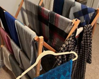 many new scarves, most are cashmere or baby alpaca blends -