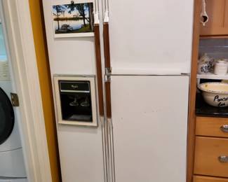 Vintage Three Door Refridgerator