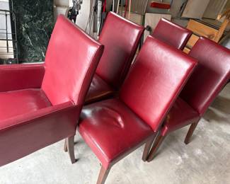 LEATHER SIDE CHAIRS