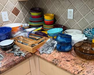 FIESTA FLATWARE & BOWLS SOLD