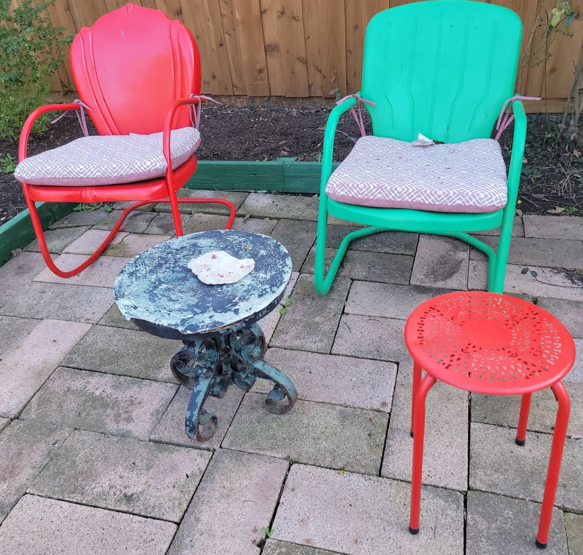 Vintage patio chairs