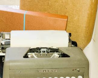 Royal portable typewriter