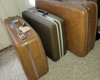 retro luggage