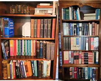 Non-Fiction and Historical books. 2 bookshelves