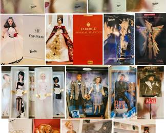 New in Box Barbie dolls: Hollywood, Gone with the wind, Faberge, Bob Mackie and more 