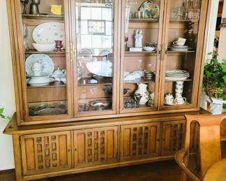 Walnut Buffet Breakfront