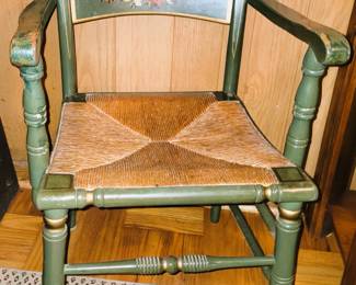 Set of 6 painted dining chairs