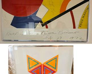 Knox Martin Museum Print and Carol Evans Art