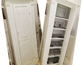 Vintage, wood storage cabinet