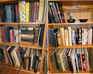 Hardbound books, mostly older