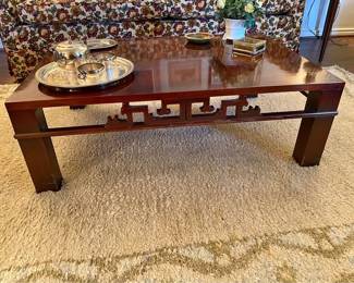 Hollywood regency coffee table