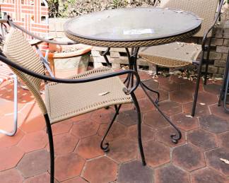 Patio bistro set