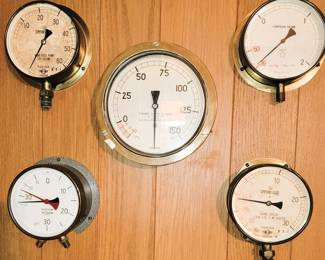 Antique maritime gauges - 3 SOLD / 2 AVAILABLE