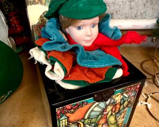 SOLD Vintage Tiny Tim Jack-in-the-box
