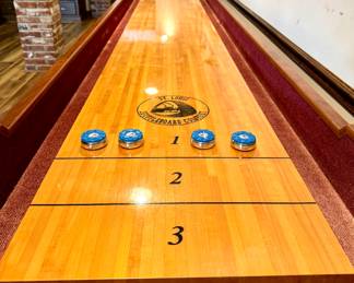 $5500 - Shuffleboard "St. Louis Shuffleboard Co." *Sells new for $8000-10,000* - 264x31x33.5 (1 piece long board)