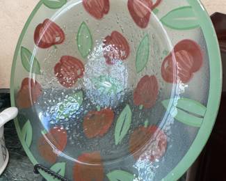 SOLD - Villeroy and Boch fused art glass
