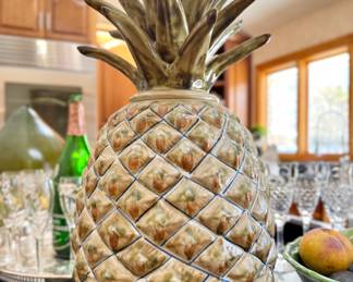 $140 - vintage Louisville stoneware pineapple dispensary