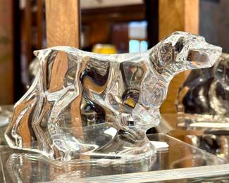 SOLD Baccarat dog - 3.5 inches