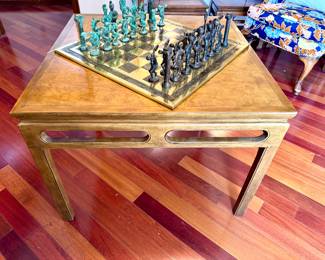 $400. Vintage side table by Baker. Great condition! 32 x 32 x 24H.