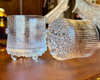 SOLD - set of 6 Iittala on the Rocks glasses