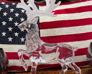 SOLDeach - 4 avail. Dept 56 Lucite Deer - 14x8.5