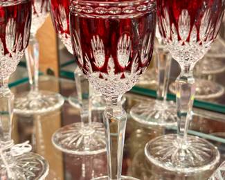 SOLD- set of 8 Waterford Claendon Cordials 