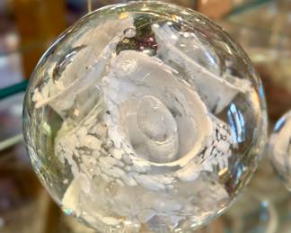 $48 - art glass - 4 inches